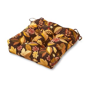 Timberland Floral Square Tufted Outdoor Seat Cushion