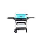 PK300 Aaron Franklin Portable Charcoal Grill in Blue Teal