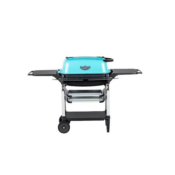PK Grills PK300 Aaron Franklin Portable Charcoal Grill in Blue Teal