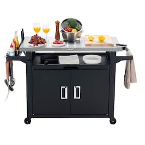 Pro 42 in. Outdoor Kitchen Island and Grill Cart