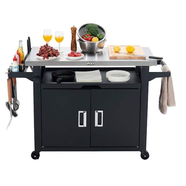 NUUK Pro 42 in. Outdoor Kitchen Island and Grill Cart