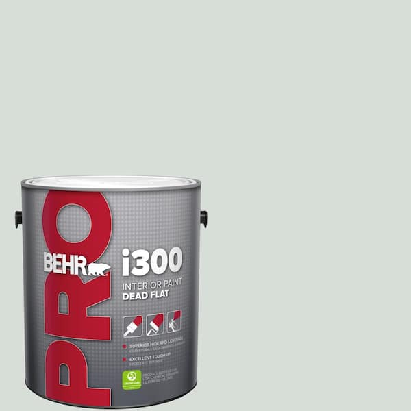 BEHR PRO 1 gal. #PPL-66 Iced Slate Dead Flat Interior Paint
