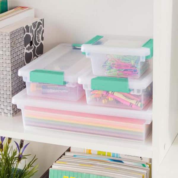 Clear Plastic Storage Box, Small Portable Storage Box For Storing