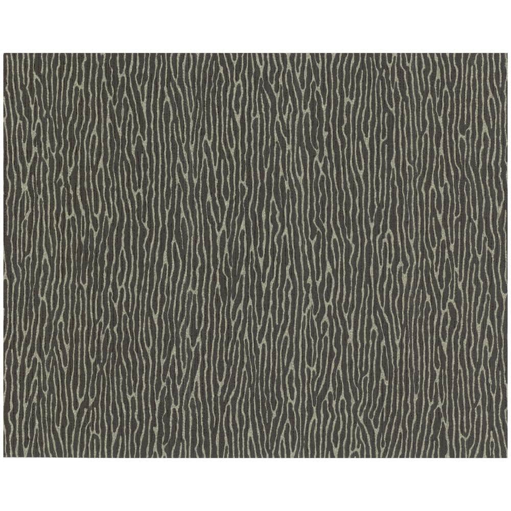 York Wallcoverings Color Library II Vertical Weave Strippable Roll Wallpaper (Covers 57.75 sq. ft.), Black -  CL1852