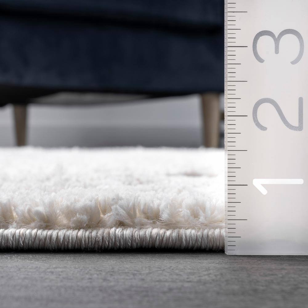 Braided Beige Square Synthetic Easy-Care Stain-Resistant Rug