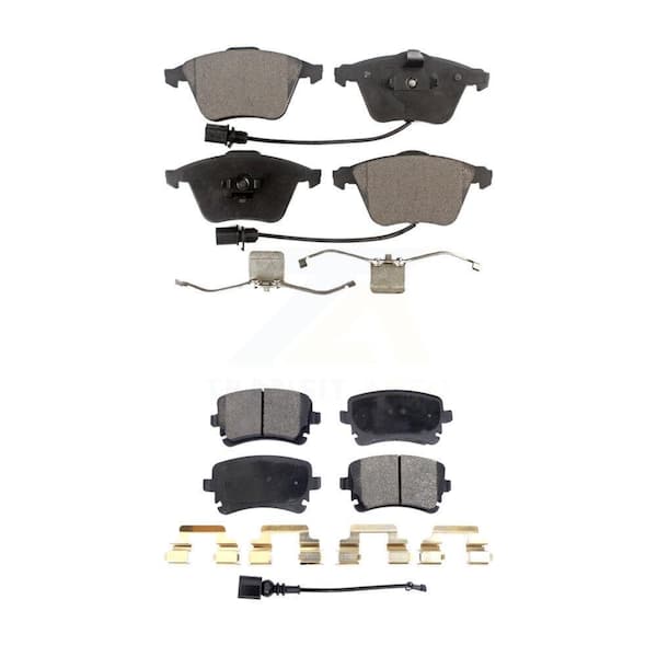 TEC Front Rear Ceramic Brake Pads Kit For Audi A6 Quattro S4 A4 KTC-100069