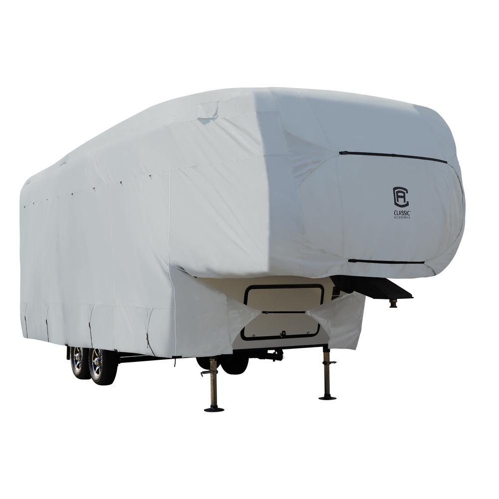 Over Drive PermaPRO Extra Tall 5th Wheel Trailer Cover, Fits 33 ft. - 37 ft. RVs