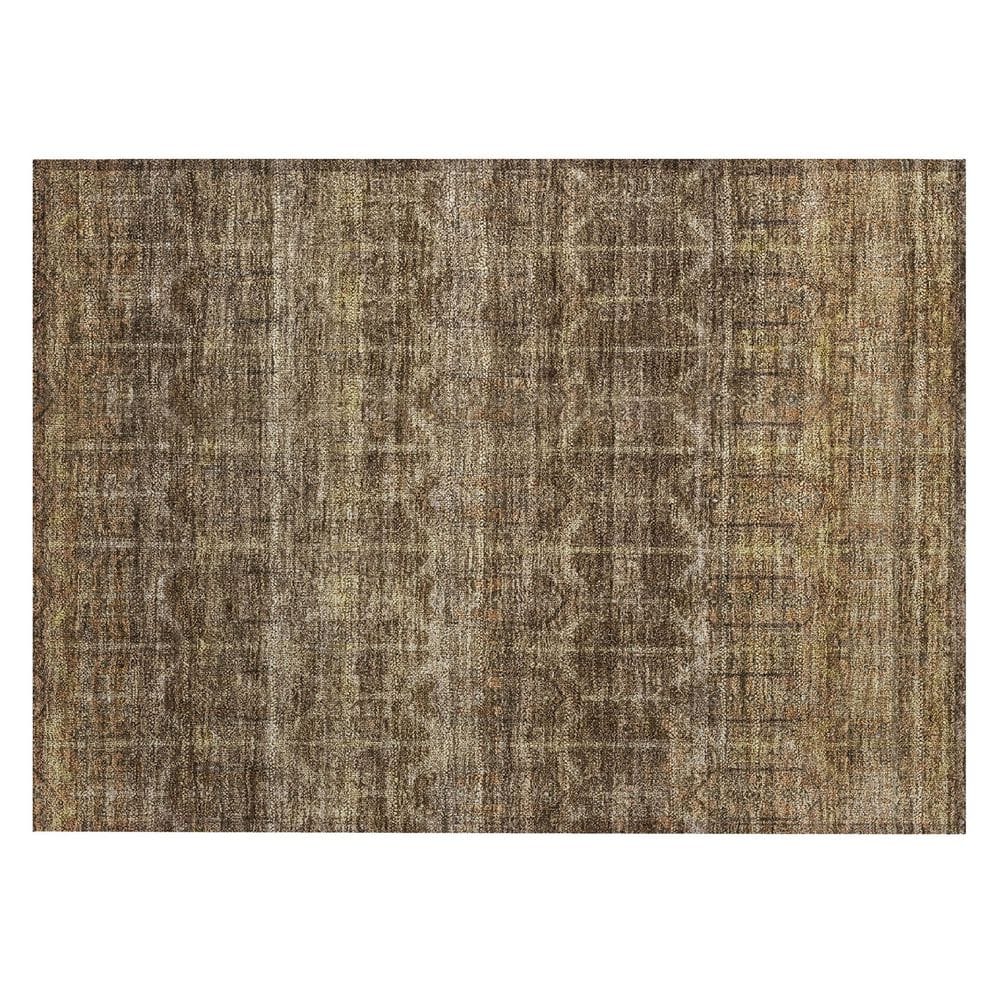 Chantille Machine Washable Indoor/Outdoor Abstract ACN2728 Brown 2 ft. x 3 ft. Accent Rug price history on PriceWatchPro