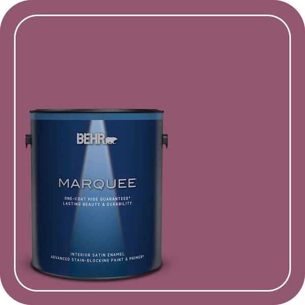 BEHR MARQUEE 1 gal. Home Decorators Collection #HDC-AC-28A Carnation Festival Satin Enamel Interior Paint & Primer