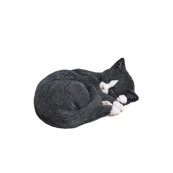 Have a question about HI-LINE GIFT LTD. Black/White Cat Sleeping Lying ...