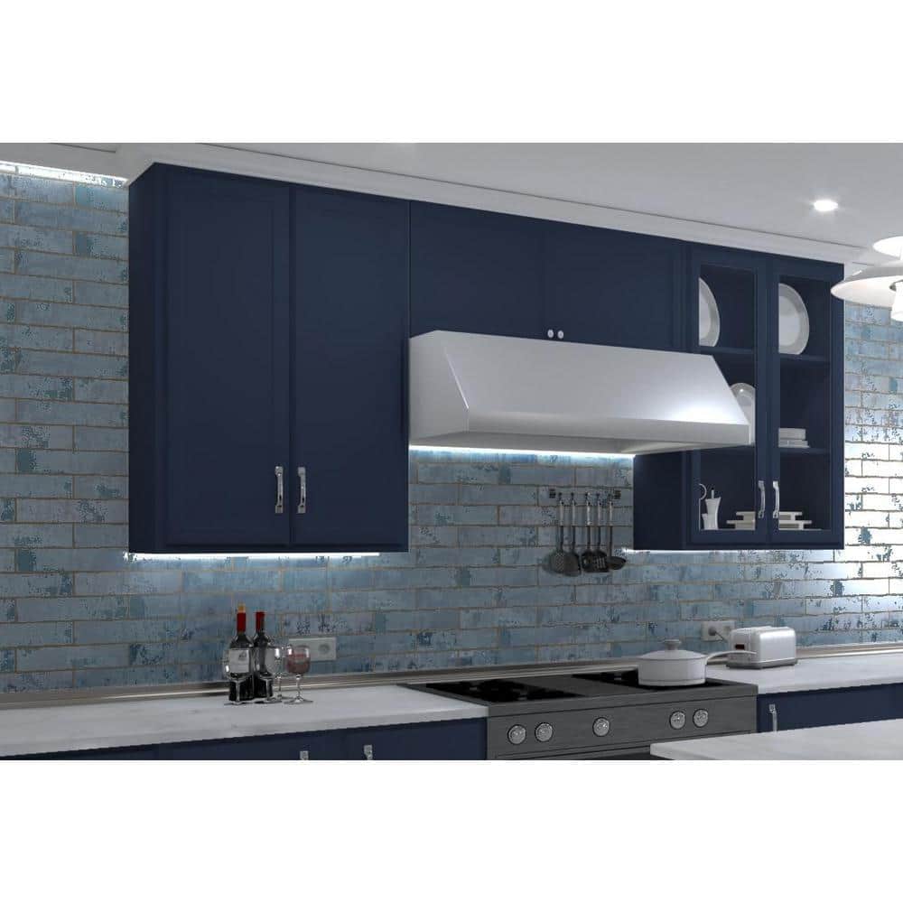Splash Neptune Blue 3" x 12" Glazed Ceramic Subway Tile