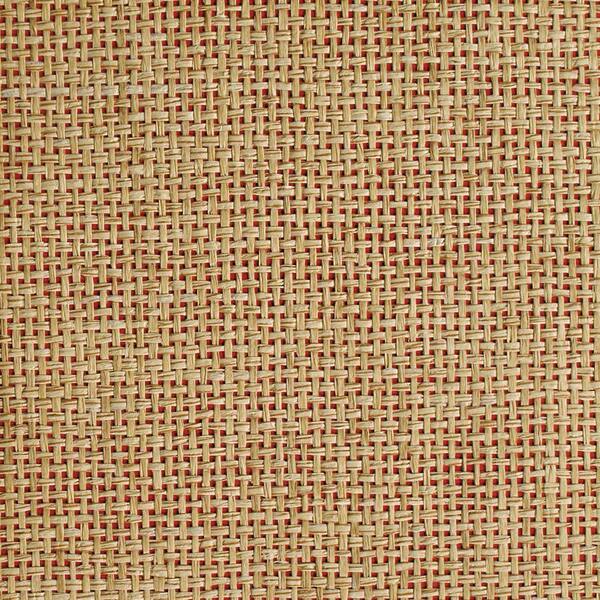 The Wallpaper Company 72 sq. ft. Red String Textured Grasscloth Wallpaper-DISCONTINUED