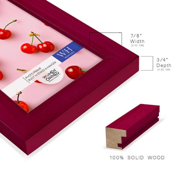 215R Red Wooden Picture Frame