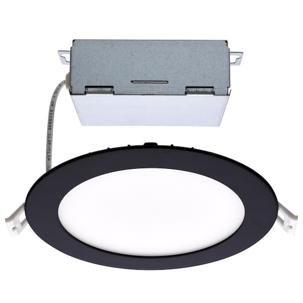 ColorQuick 6 in. Adjustable CCT Canless New Construction IC Rated Indoor/Outdoor Integrated LED Recessed Light Trim