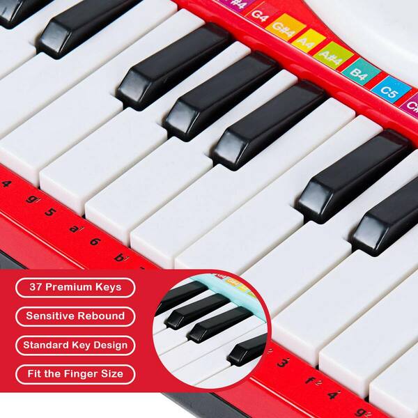 日本で発売 Kids Mini Piano Keyboard Toy with Spanish English Language Learn 知育玩具 