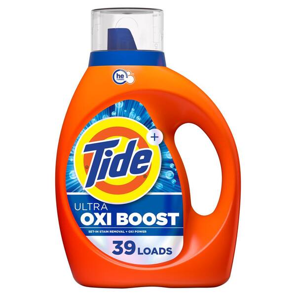TIDE(イデタツヒロ) OWNERS Tide 55 oz. HE Ultra Oxi Boost Liquid Laundry Detergent (39-Loads