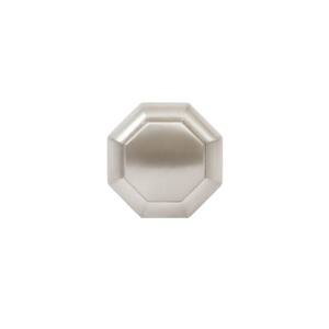 Octagon 1-1/8 in. Satin Nickel Cabinet Knob