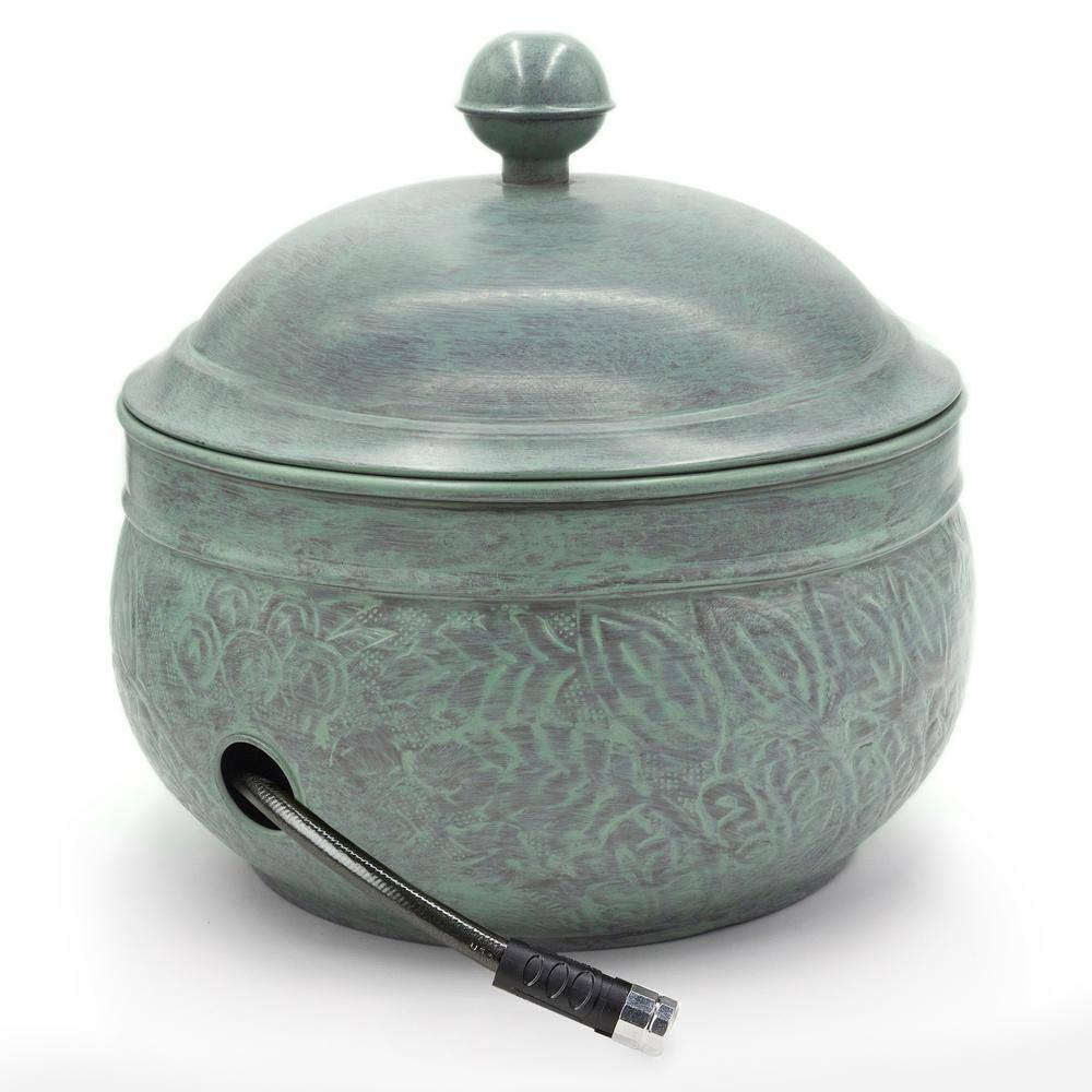 Key West Blue Verde Steel Hose Pot with Lid