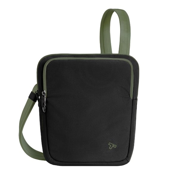Travelon Anti-Theft Black The Voyages Slim Crossbody Tote Bag