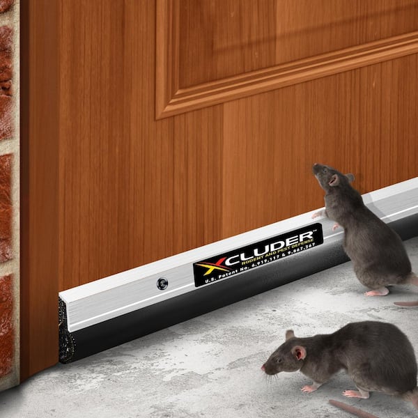 Xcluder 36 in. Commercial Rodent Proof Door Sweep, Aluminum