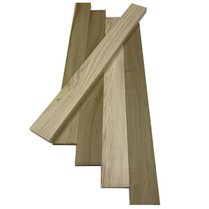 1 in. x 3 in. x 6 ft. Poplar S4S Hardwood Board (4-Pack)