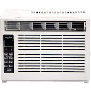 6,000 BTU 115V Window Air Conditioner Cools 250 Sq. Ft. with Dehumidifier, Remote and Digital Display in White