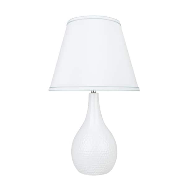 White Ceramic Table Lamp, White Lamp Shades At Home Depot