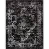 Well Woven Zazzle Patras Vintage Oriental Floral Black 7 Ft. X 9 Ft ...