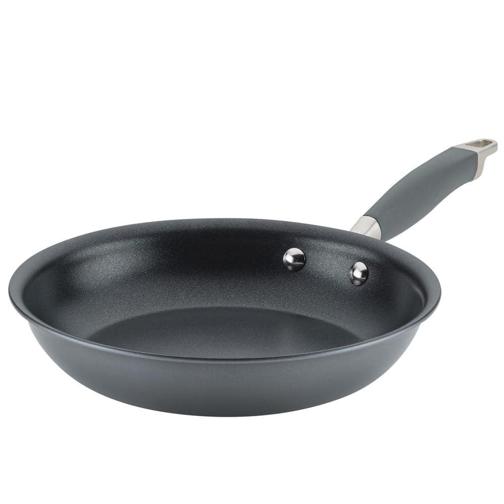 10.25 in. Hard-Anodized Aluminum Durable Nonstick Stain-Resistant Skillet i