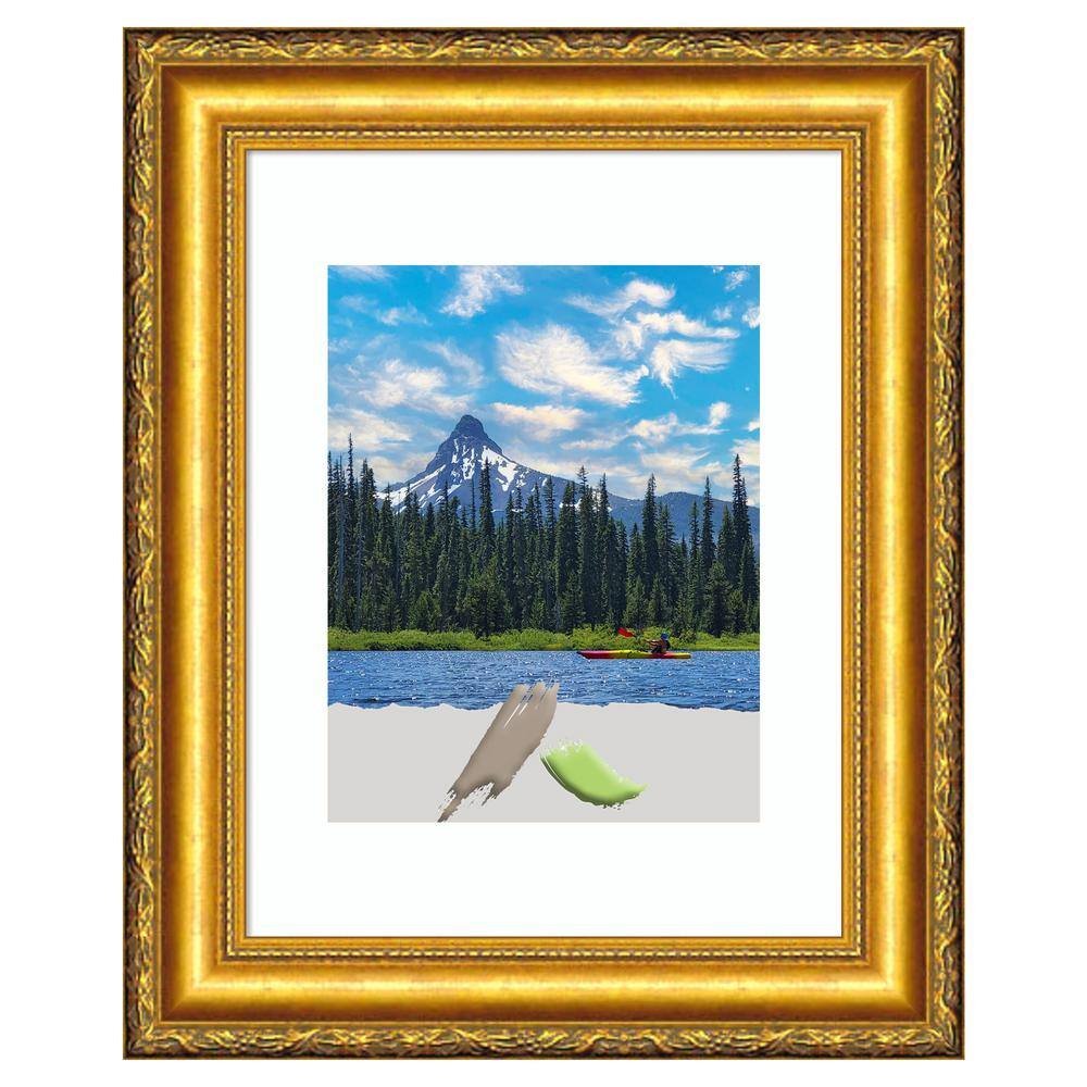Colonial Embossed Gold Pine Wood Wall Picture Frame