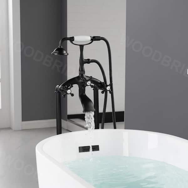 Rigid Supply Lines & Accessories for Clawfoot Bathtubs