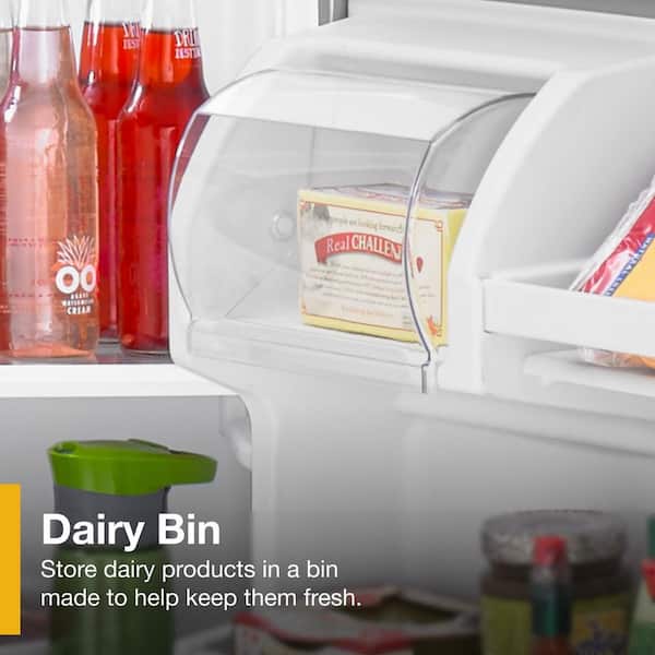 Whirlpool 18.2 cu. ft. Top Freezer Refrigerator in White