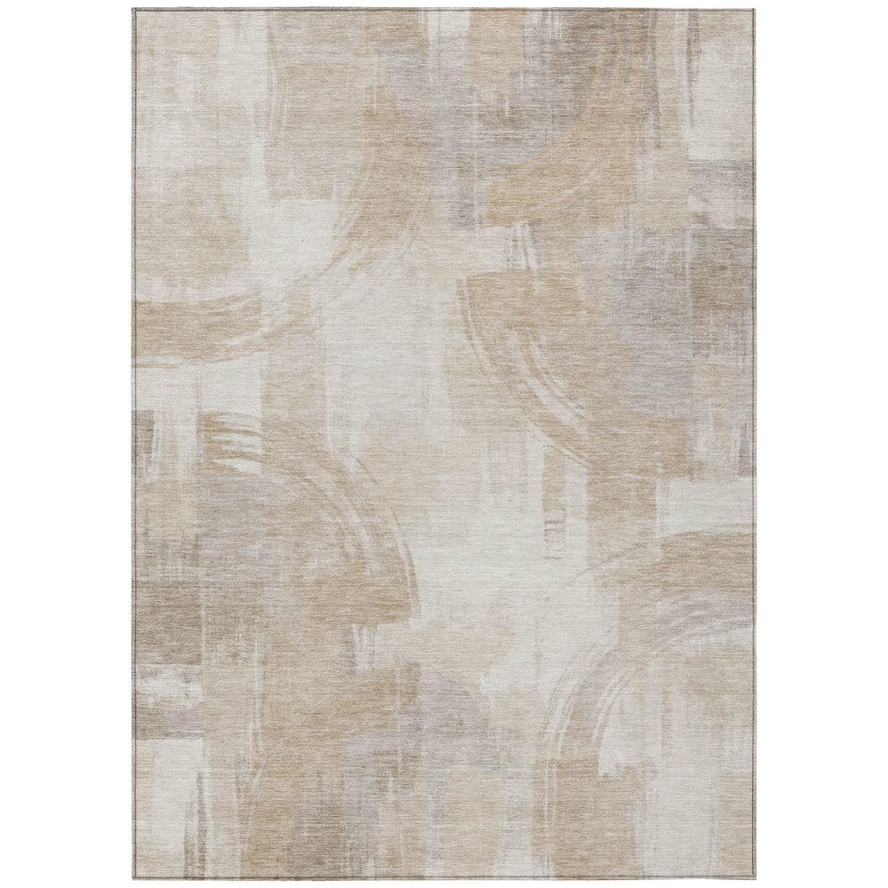 Chantille Machine Washable Indoor/Outdoor Abstract ACN2948 Ivory 3 ft. x 5 ft. Area Rug price history on PriceWatchPro