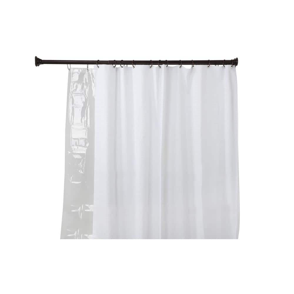 Oil Rubbed Bronze Double Tension Shower Curtain Rod