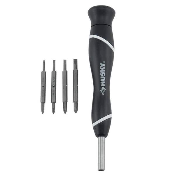 Husky 8-in-1 Precision Slotted and Philips Screwdriver