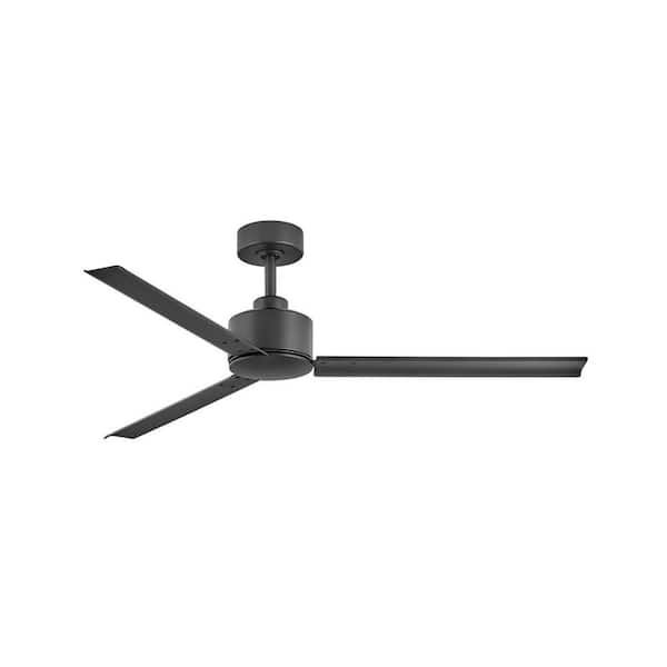 HINKLEY Hinkley Indy 56" 4-Speed Indoor/Outdoor Ceiling Fan, Matte Black