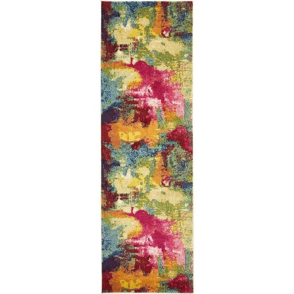 Unique Loom Estrella Barris Multi 2' 2 x 6' 7 Runner Rug