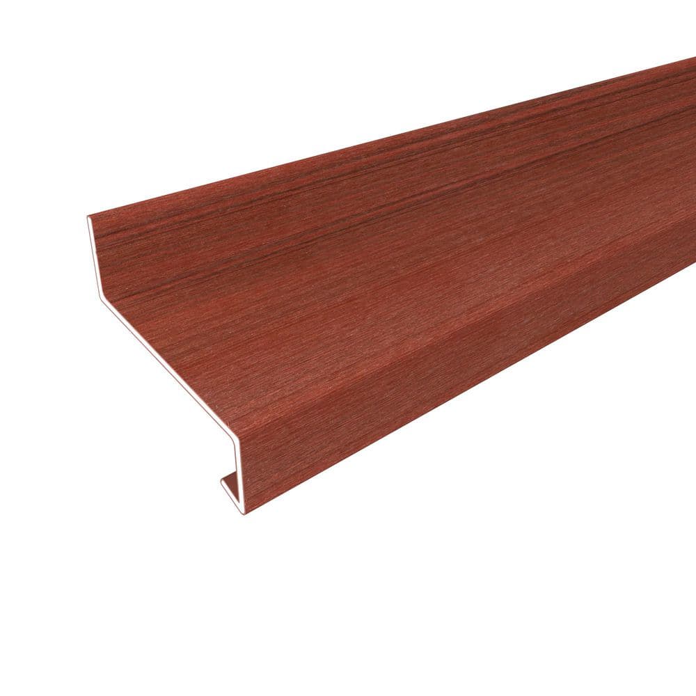 Alusions 3.19 in. x 3.19 in. x 8 ft. Swedish Red Composite Aluminum Z Flashing Trim price history on PriceWatchPro