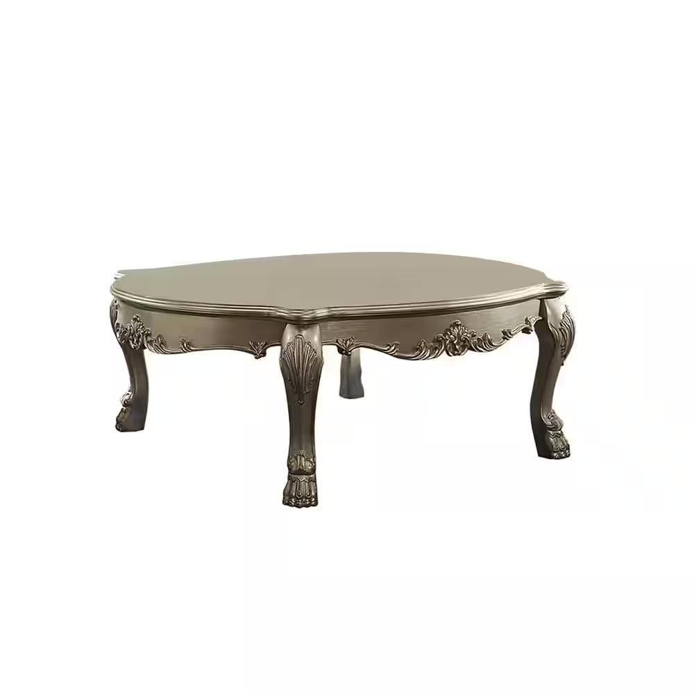 HomeRoots 54 in. Black Rectangle Wood Coffee Table 2000490543 - The Home Depot