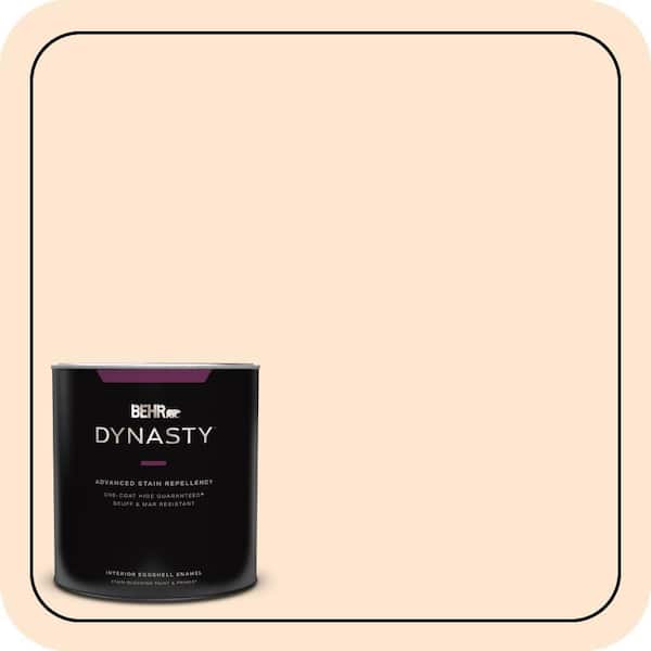 BEHR DYNASTY 1 qt. #M230-2 Fair Ivory Eggshell Enamel Interior Stain-Blocking Paint & Primer