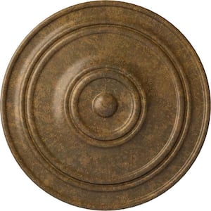 21-7/8 in. x 2-3/8 in. Classic Urethane Ceiling Medallion (For Canopies upto 5-1/2 in.) Hand-Painted Rubbed Bronze