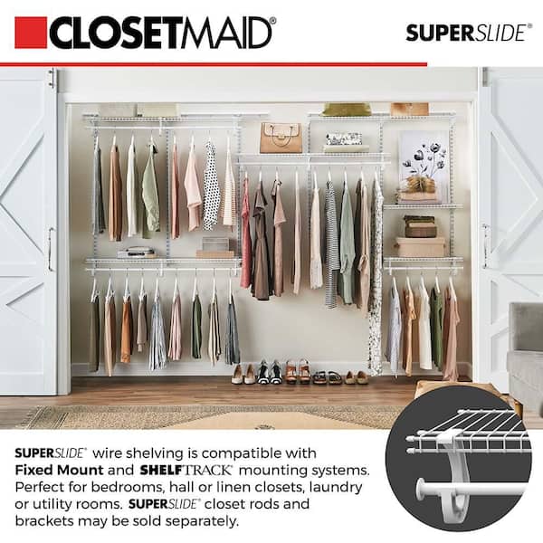 ClosetMaid 1031 Hardware Install, Multipurpose Wire Shelf Kit, 3-Feet X