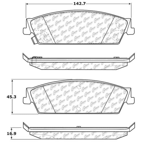 Centric Parts Disc Brake Pad Set