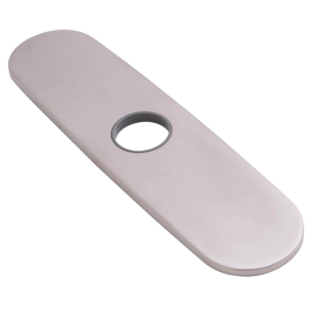 Universal Stainless Steel 10.5" Kitchen Faucet Deck Plate