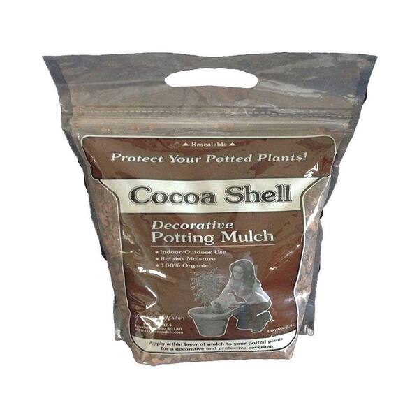 Unbranded 4 qt. Cocoa Shell Mulch Resealable Bag