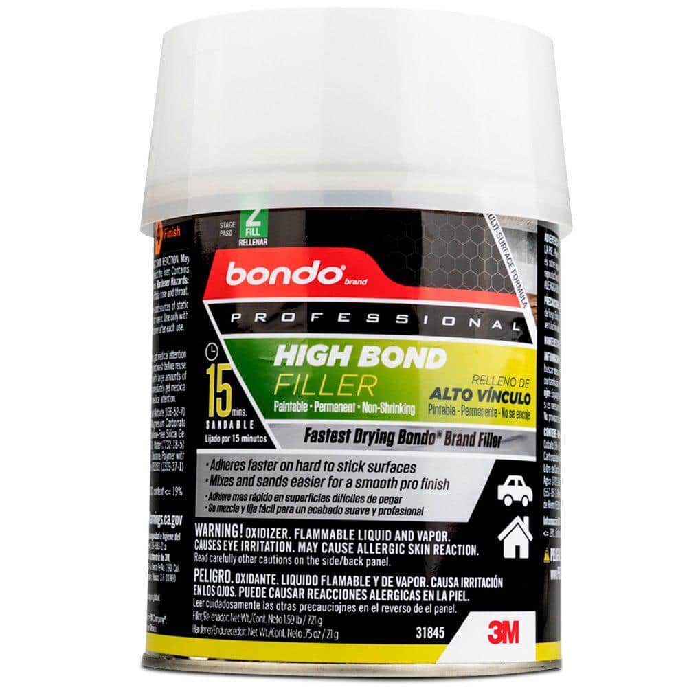 Bondo Auto Body Filler Kit 14 oz Metal Car Boat Bondo Cream Hardener  Automotive