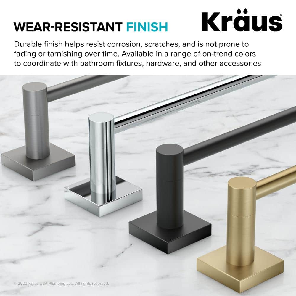 Ventus Brushed Gold Modern Wall Mounted Towel Hook