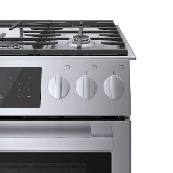 Bosch Benchmark Series 30 in. 4.6 cu. ft. Slide In Dual Fuel Range