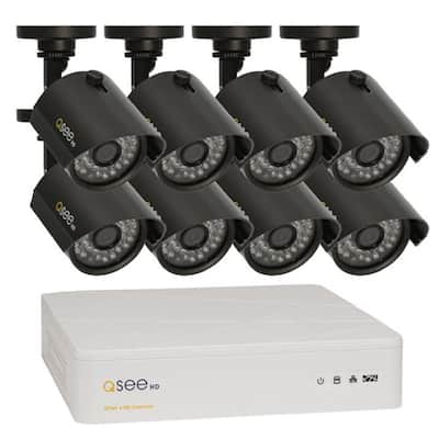 8-Channel 720p 100 ft. Night Vision 1TB Video Surveillance System with 8 HD Cameras