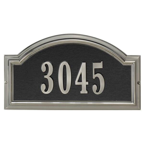 Whitehall Products Brushed Nickel Arch Plaque